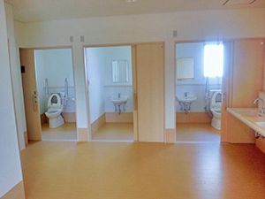 バリアフリーな洗面台