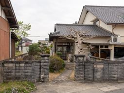 和風の玄関道