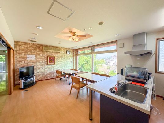 和やかな共有スペース