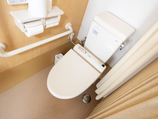 白い便器のトイレ