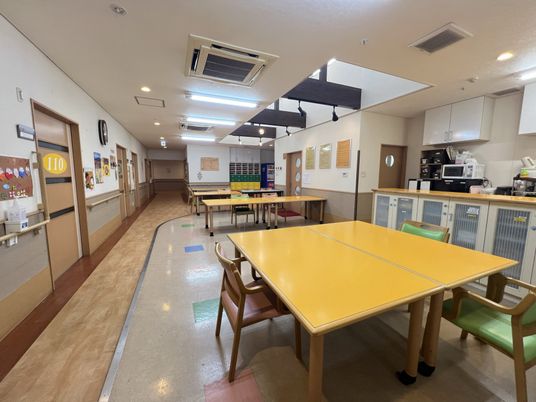 共用エリアの介護施設