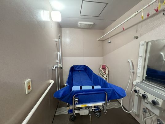 整備された浴室設備
