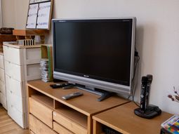 居室のテレビと家具