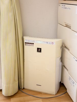 清潔な居室の空気清浄機