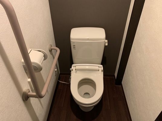 安全設計のトイレ