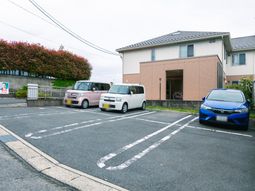 ゆとりのある駐車場