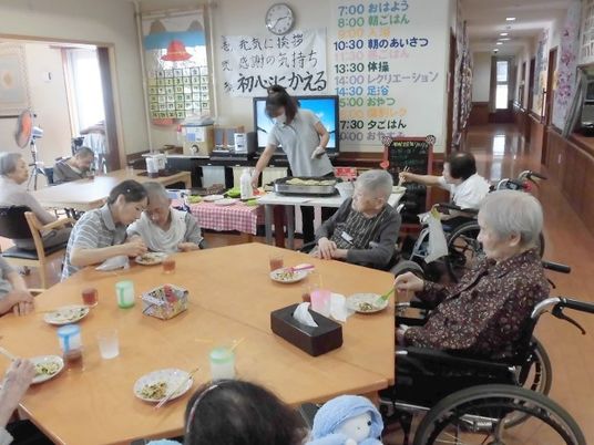 食事時の共有スペース