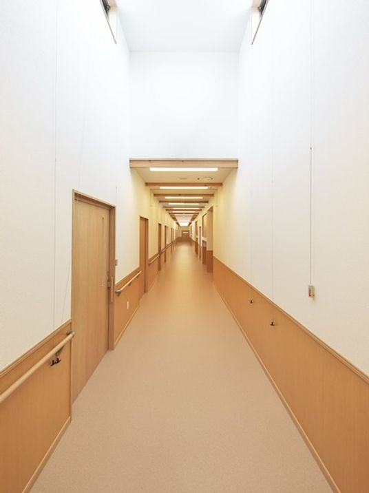 清潔な廊下の風景