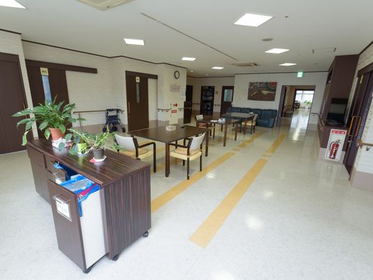 広々とした共有スペース