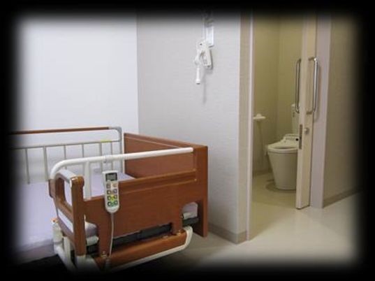 居室とトイレの一角