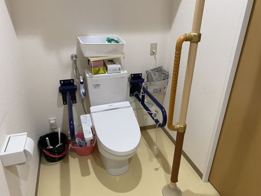 手すり付き安心トイレ