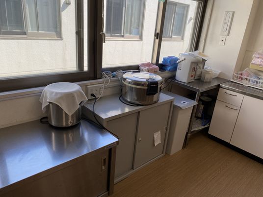 キッチンの一角