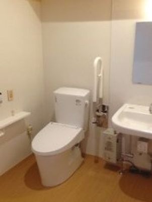 清潔なトイレ施設
