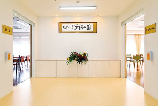 明るいエントランス