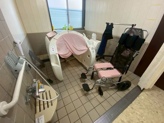 機能的な浴室