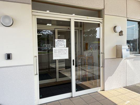 開放感のあるエントランス