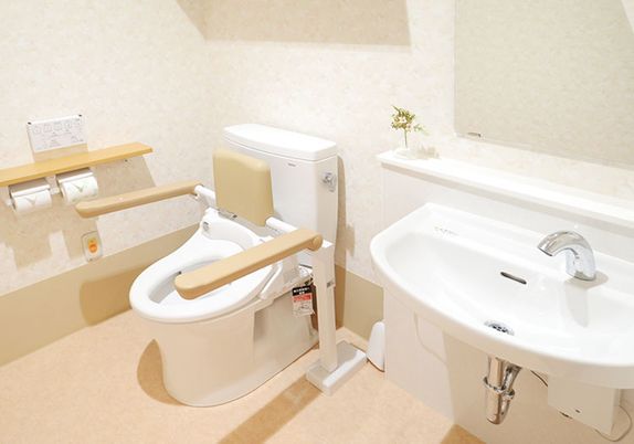 高機能な設備のトイレ  