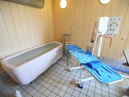 清潔感ある浴室設備