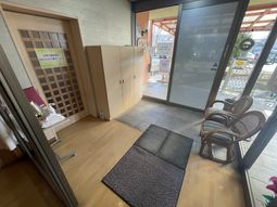 穏やかな受付エリア