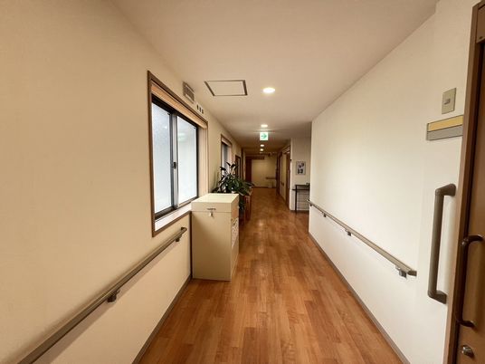 清潔感のある廊下