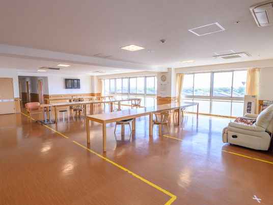 広々とした共有スペース
