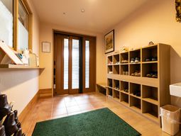 エントランスの静かな一角