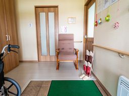 アットホームな入り口風景