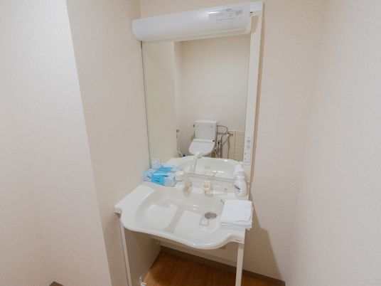 シンプルな洗面台