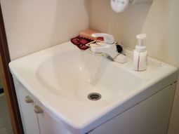 清潔感のある洗面台