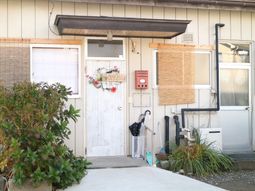 エントランス装飾のある家