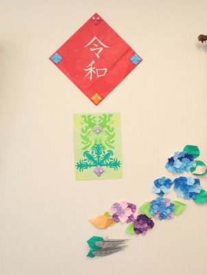 手作りの壁飾り