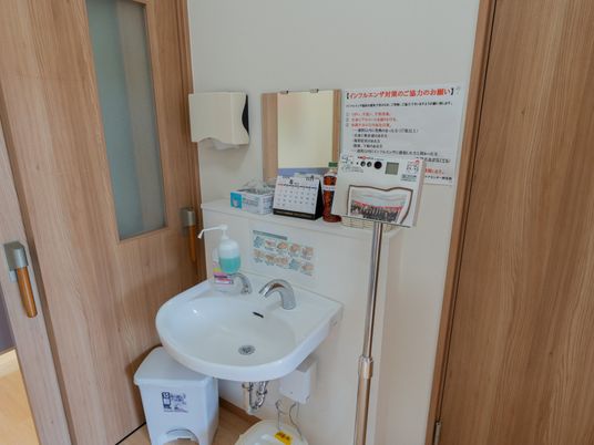清潔な洗面台