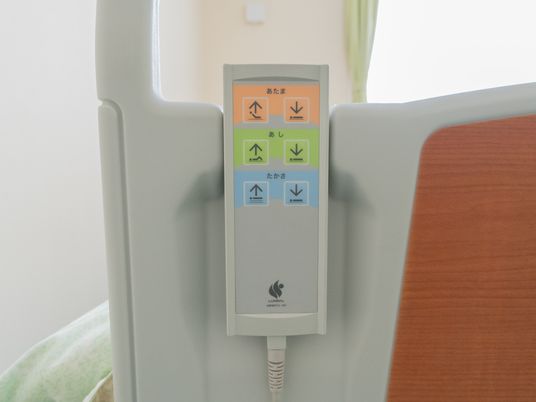 ベッドの操作パネル