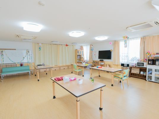 自然光が入る室内