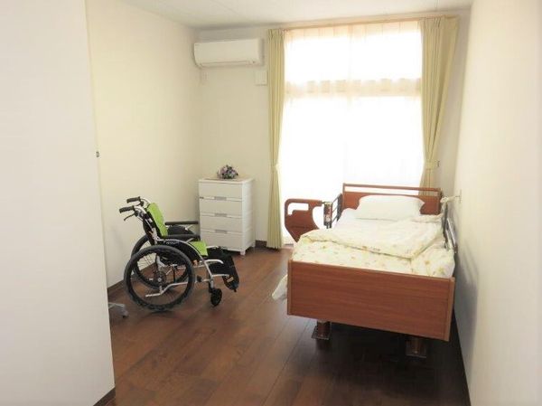 清潔な居室の一角