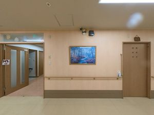 明るい廊下の様子