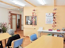 明るい共用スペース