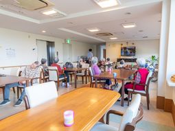 明るい共有スペース