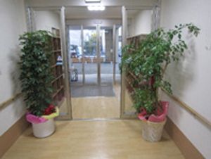 広々とした廊下の一角
