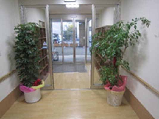 広々とした廊下の一角