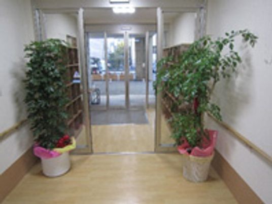 広々とした廊下の一角
