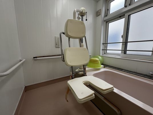 浴室の介助機器  