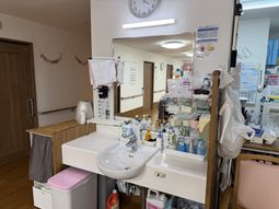 便利な洗面台の居室
