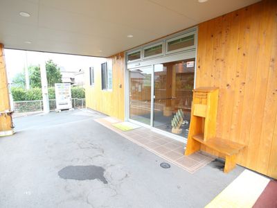 入口とシューズラック