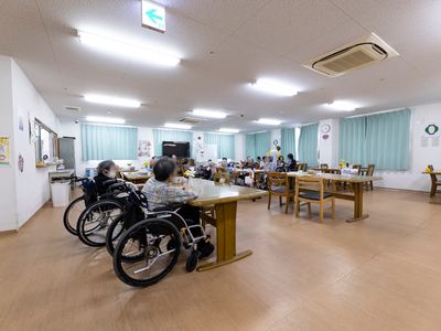 共用スペースで生活感