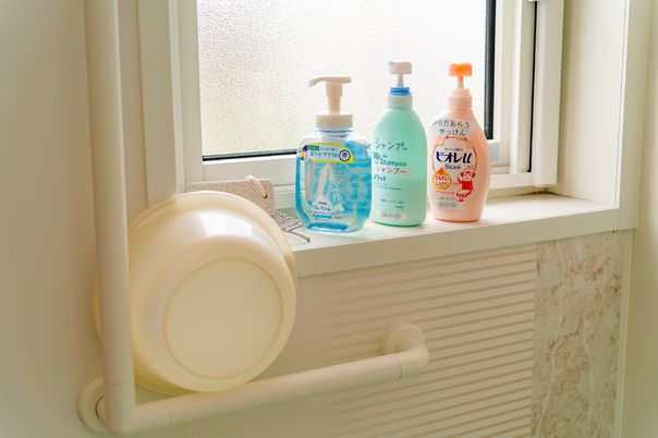 浴室の手洗い用品