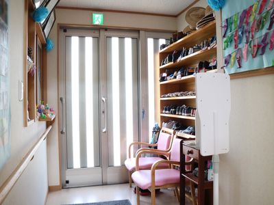 エントランスの備品配備