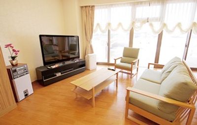 落ち着いた雰囲気のリビング