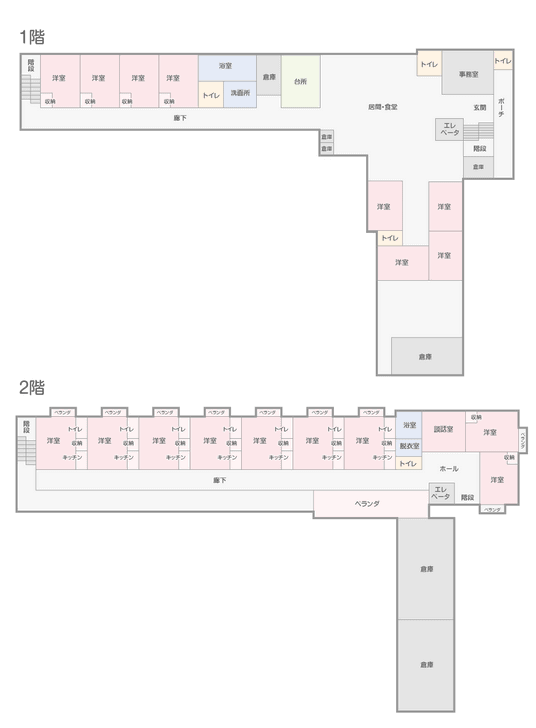 施設の見取り図