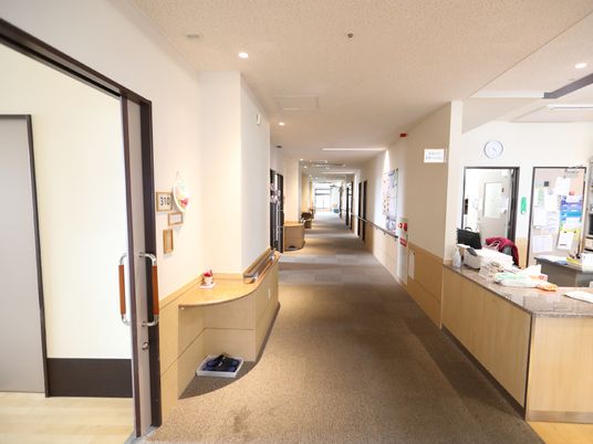 清潔な廊下の風景